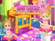 Baby Doll House Cleaning Game game background