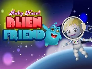 Baby Hazel Alien Friend game background