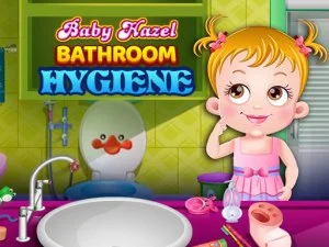 Baby Hazel Bathroom Hygiene game background