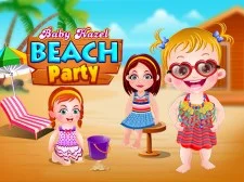 Baby Hazel Beach Party game background