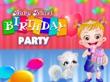 Baby Hazel Birthday Party game background