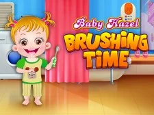 Baby Hazel Brushing Time game background