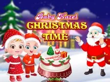 Baby Hazel Christmas Time game background