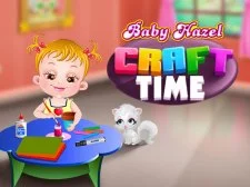 Baby Hazel Craft Time game background