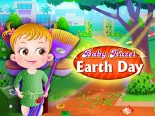 Baby Hazel Earth Day game background