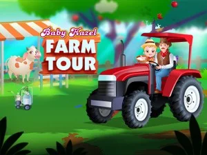 Baby Hazel Farm Tour game background