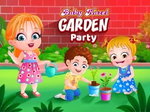 Baby Hazel Garden Party game background