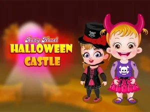 Baby Hazel Halloween Castle game background
