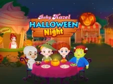 Baby Hazel Halloween Night game background