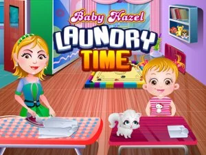 Baby Hazel Laundry Time game background