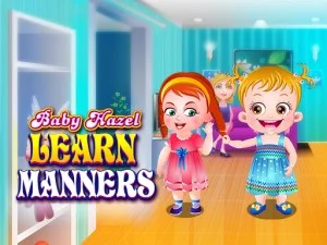 Baby Hazel Learns Manners game background