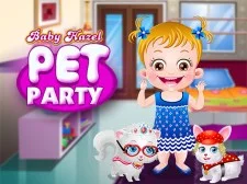 Baby Hazel Pet Party game background