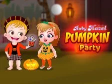 Baby Hazel Pumpkin Party game background