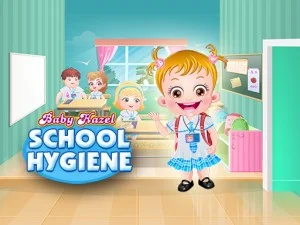 Baby Hazel School Hygiene game background