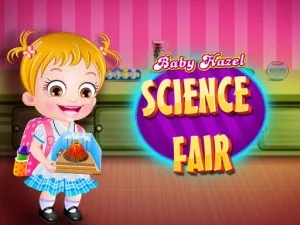 Baby Hazel Science Fair game background