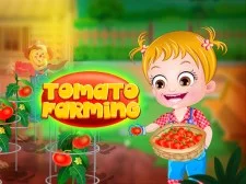 Baby Hazel Tomato Farming game background