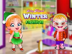 Baby Hazel Winter Fashion game background