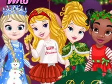 Baby Princesses Wonderful Christmas game background