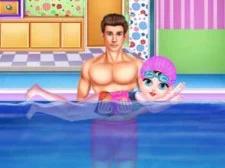 Baby Taylor Learn Swimming game background
