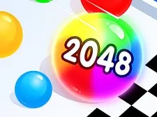 Ball Merge 2048 game background