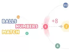 Balls Numbers Match ! game background