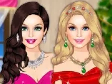 Barbie Winter Glam game background