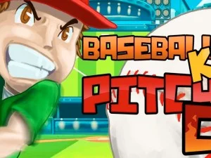Baseball kid Pitcher cup game background