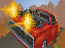 Battle On Road Car Game 2D game background
