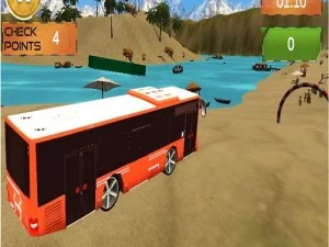 Bag de la plage Conduite: Jeu de bus de surface de l’eau