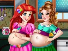 Beauties Pregnant Bffs game background