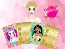 Beautiful Princesses Find a Pair game background