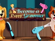 Become a Puppy Groomer game background