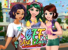 BFF Art Class game background