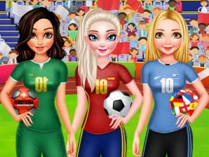 Bff Princess Vote For football 2018 game background
