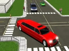 Big City Limo Car Driving 3D game background