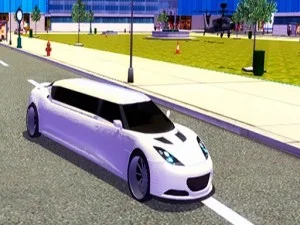 Big City Limo Car Driving Game game background