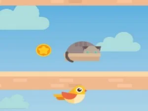 Bird Platform Jumping game background