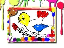 Birds Coloring Book game background
