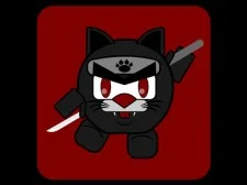 Black Meow ninja game background