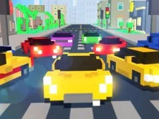 Blocky Car Racing game background