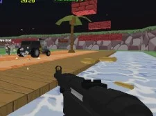 Blocky Combat Strike Zombie Multiplayer game background