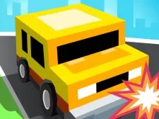 Blocky Highway Racing game background