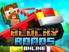 Blocky Roads Online game background