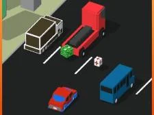 Blocky Traffic Racer game background