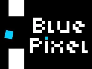 Blue Pixel game background