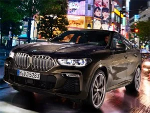 BMW X6 M50i Puzzle game background