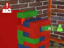 Bricks Jenga 3D game background