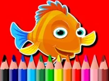 BTS Fish Coloring Book game background