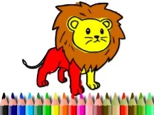 BTS Lion Coloring Book game background