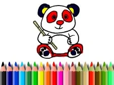 BTS Panda Coloring game background